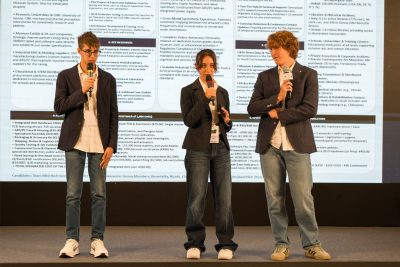 Italy team Mini Ibot Innovators presenting