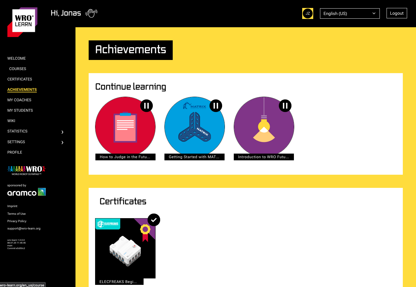 achievements